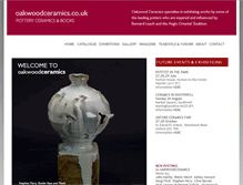 Tablet Screenshot of oakwoodceramics.co.uk